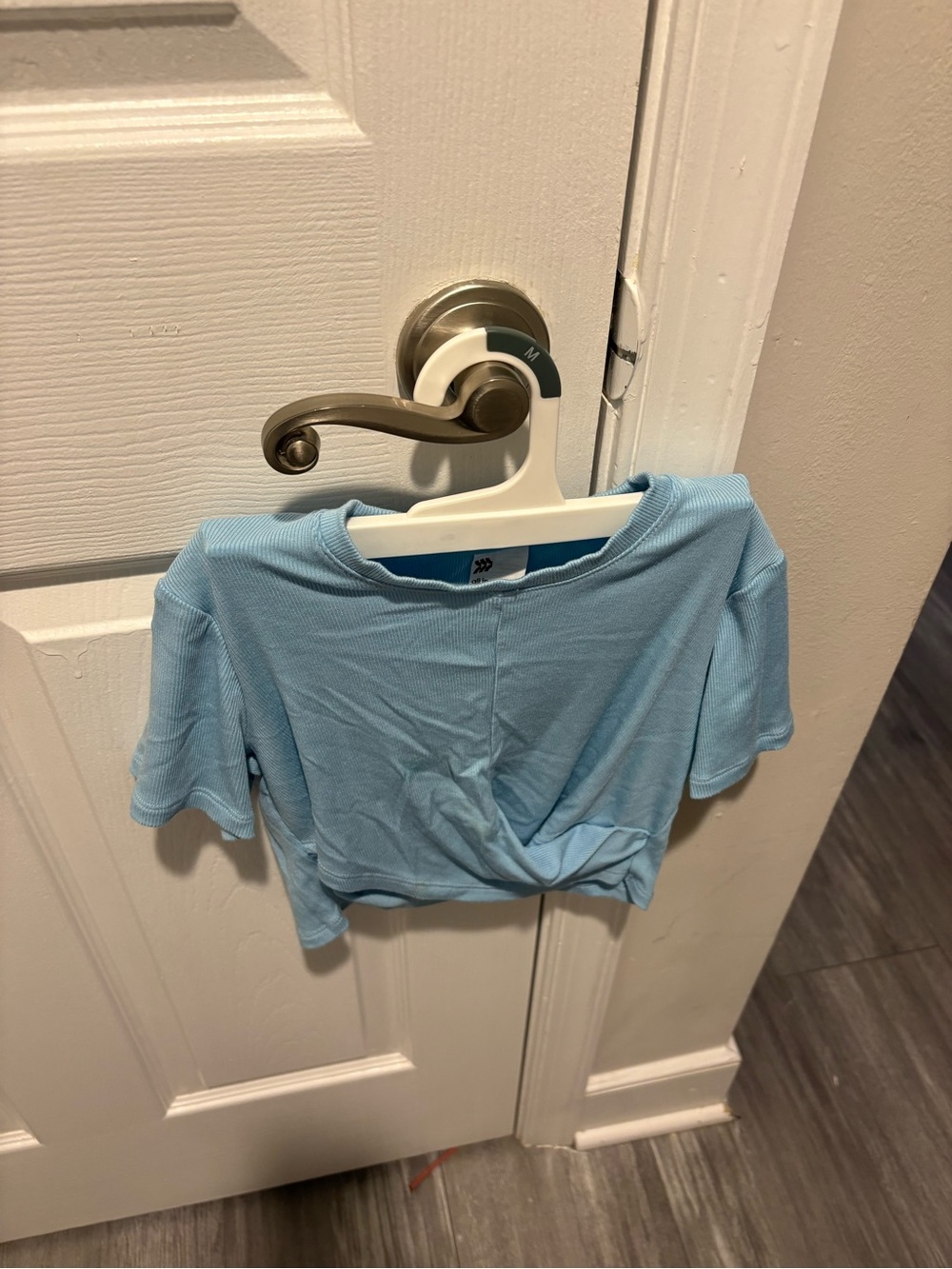 all in motion Light Blue Short Sleeve Kids Tee